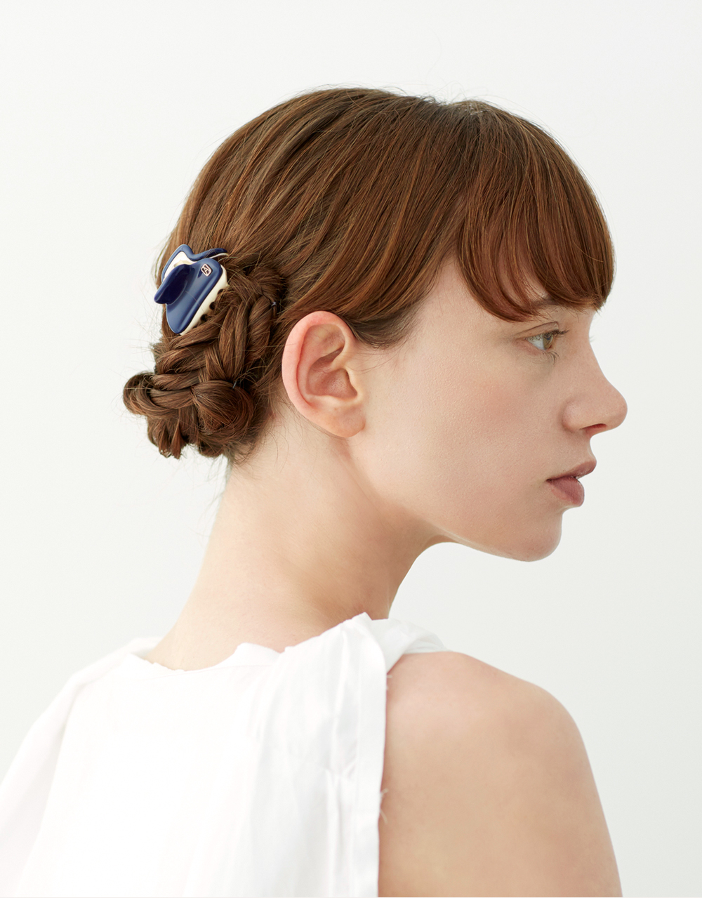 Alexandre de Paris small pink jewel hair clip Pince Vendôme Trésor