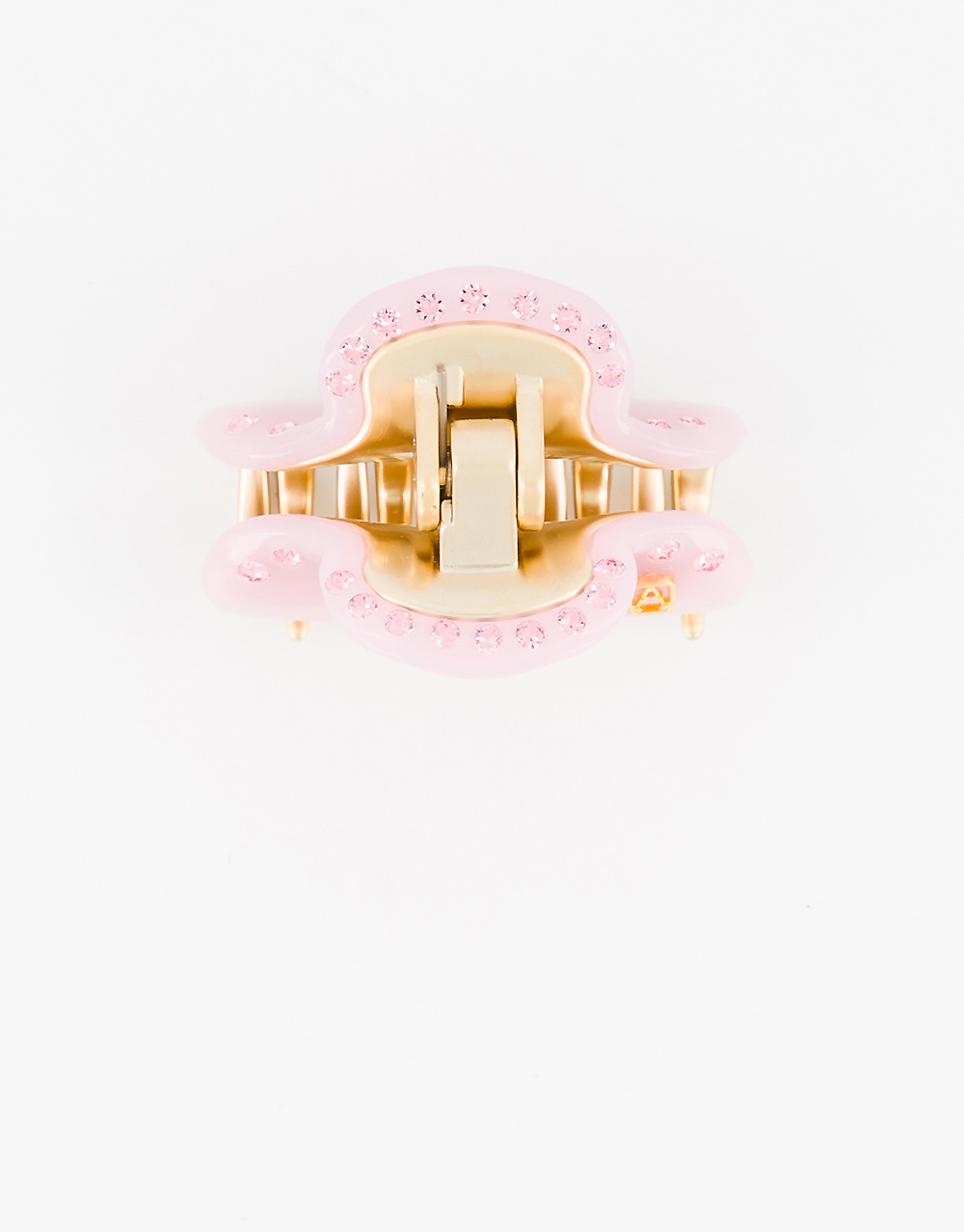 日本未入荷!新作【Alexandre de Paris】DENTELLIA PINK 8cm Alexandre de Paris hair accessories : jaw clips, hair