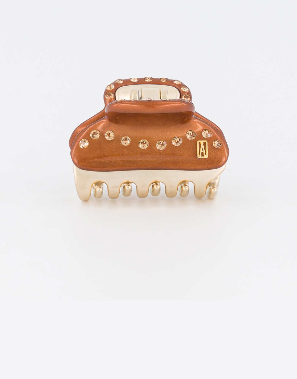【公式】フジのお歳暮・冬ギフト de Alexandre Paris Vendôme Pince clip hair jewel brown small ヘアアクセサリー