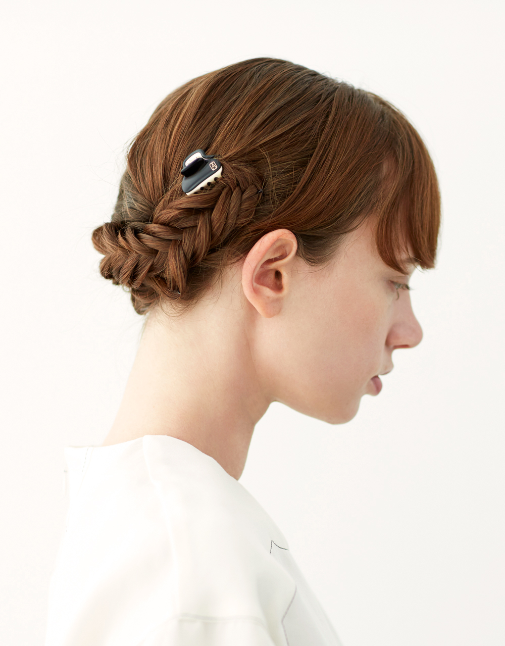 Alexandre de Paris little pink jewel hair clip Pince Vendôme
