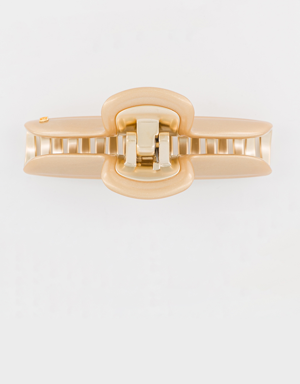 Alexandre de Paris large golden jewel hair clip Pince Vendôme Parure