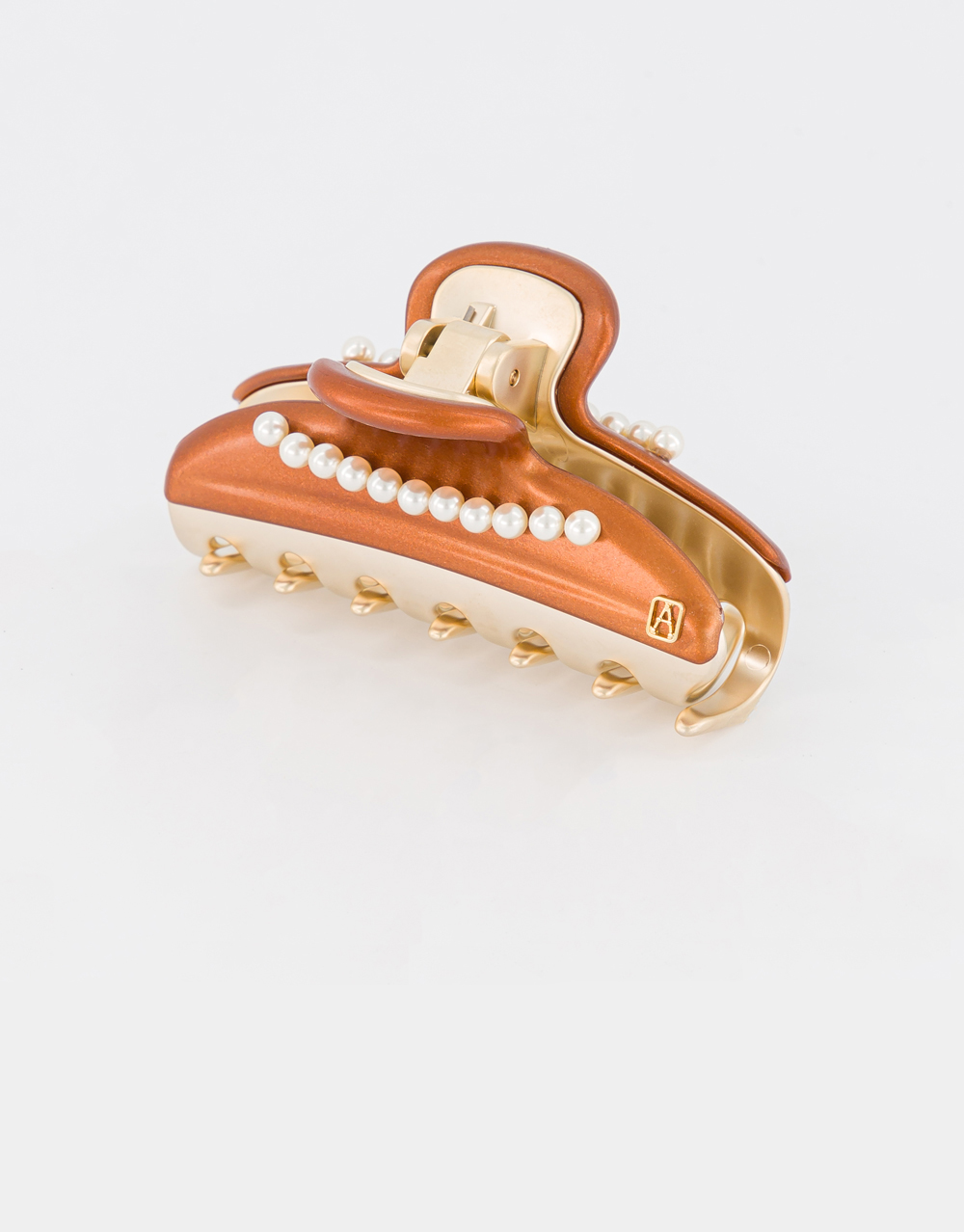 Alexandre de Paris regular jewel hair clip Pince Vendôme Perlée