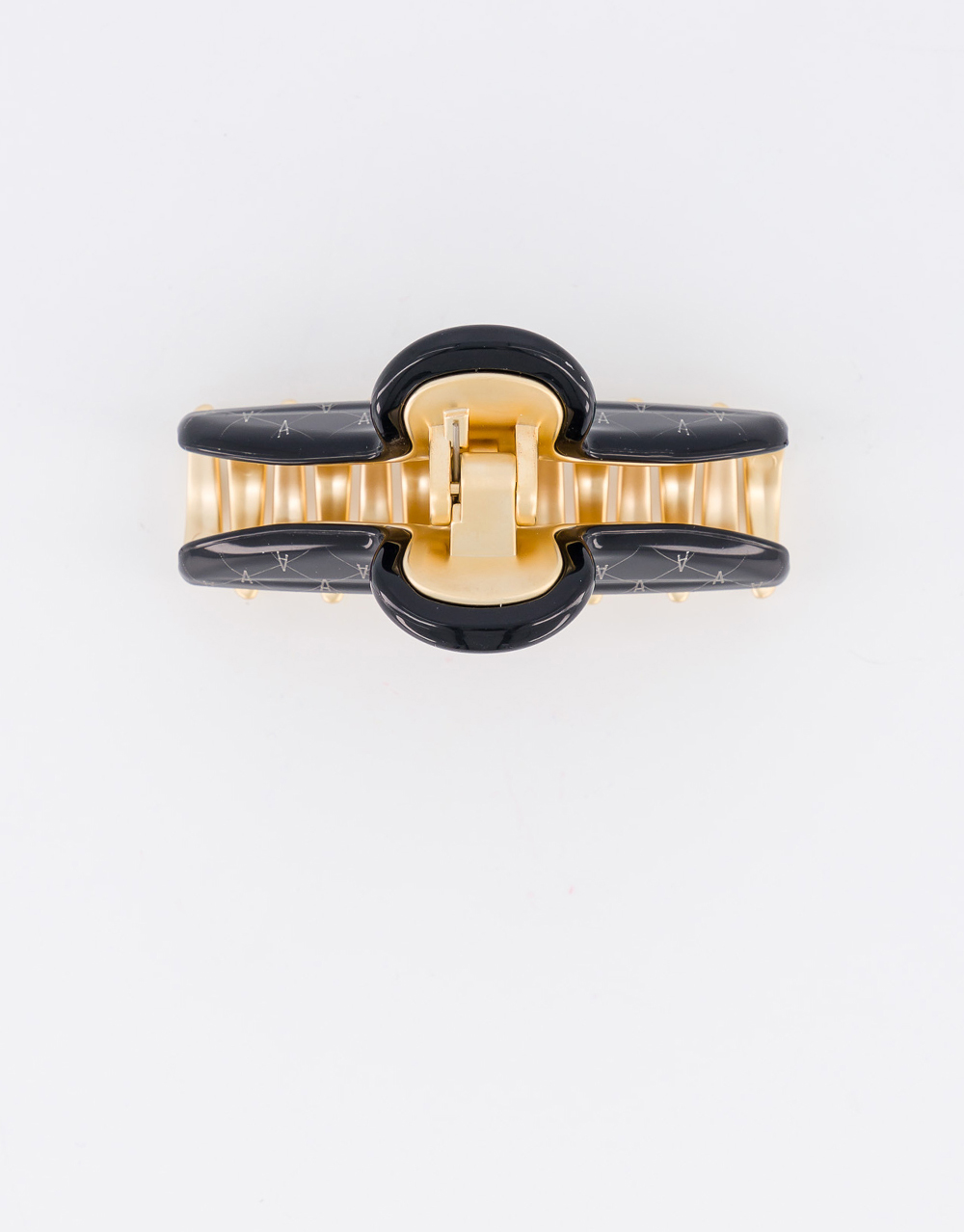 Alexandre de Paris regular black jewel hair clip Pince Vendôme